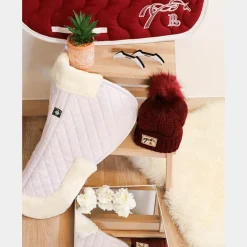 Riding World - Amortisseur pour chevaux blanc