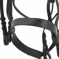 Riding World - Bride de dressage noire avec rênes