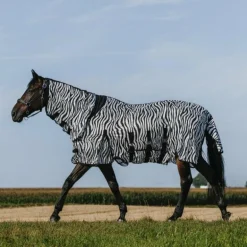 Riding World - Chemise anti-mouches mesh Combo Belly zebre