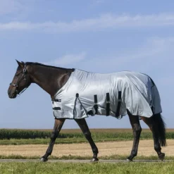 Riding World - Chemise anti-mouches mesh Belly grise