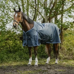 Riding World - Couverture d'extérieur Eco 1200D 50g marine