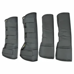 Riding World - Guêtres de transport basses noir x4