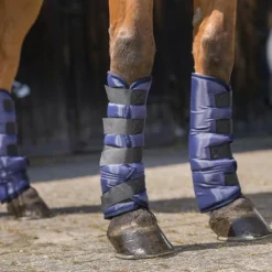 Riding World - Guêtres de transport basses marine x4