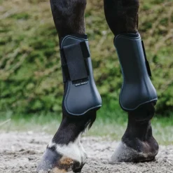 Riding World - Guêtres protège-tendons vert foncé x2