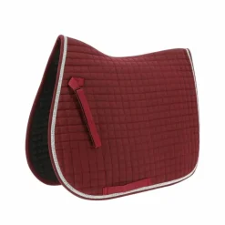 Riding World - Tapis de selle Girly bordeaux
