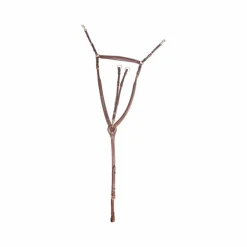 TdeT - Collier de chasse doublé à pont tabac