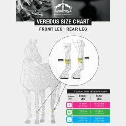Veredus - Guêtres fermées antérieurs TRS Save the Sheep Marron x2