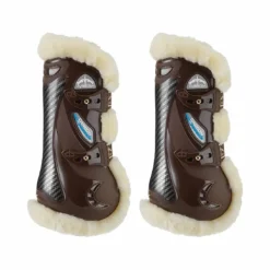 Veredus - Guêtres ouvertes Carbon Gel Vento Save The Sheep Marron x2