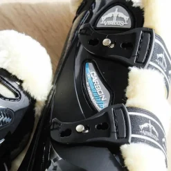 Veredus - Guêtres ouvertes Carbon Gel Vento Save The Sheep Noir x2