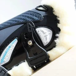 Veredus - Guêtres ouvertes Carbon Gel Vento Save The Sheep Noir x2